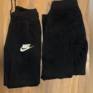 Nike women’s xs jogger thicker sweatpants TWO PAIRS